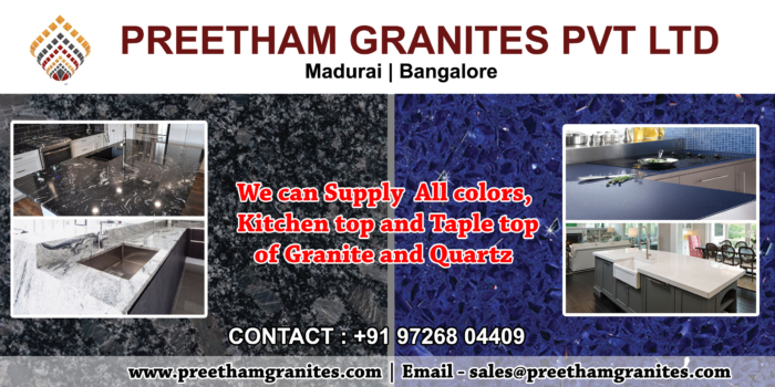 Preetham Granites Pvt Ltd – We can Supply all colors of Granites and Quartz in Bangalore