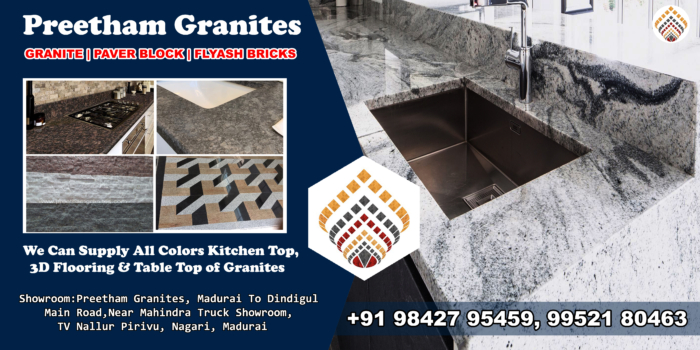 High Quality Granites available @ Preetham Granites in Madurai & Bangalore