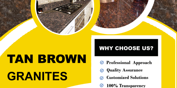 Premium Quality Tan Brown Granite Kitchen Tops available @ Preetham Granites