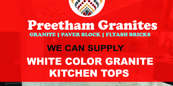 White Granite Kitchen tops available @ Preetham Granites