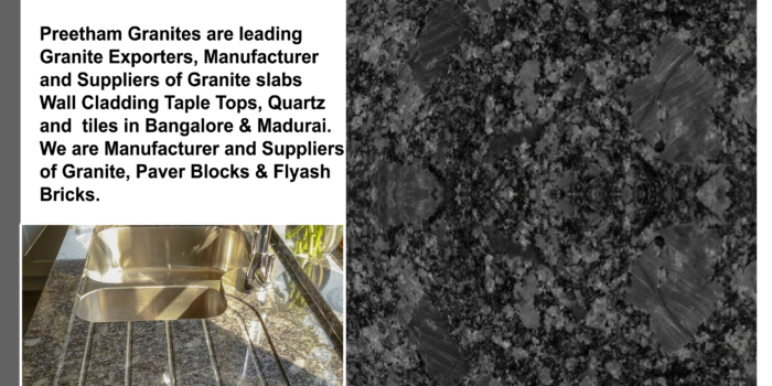 Premium Quality Steel Grey Granites available @ Preetham Granites
