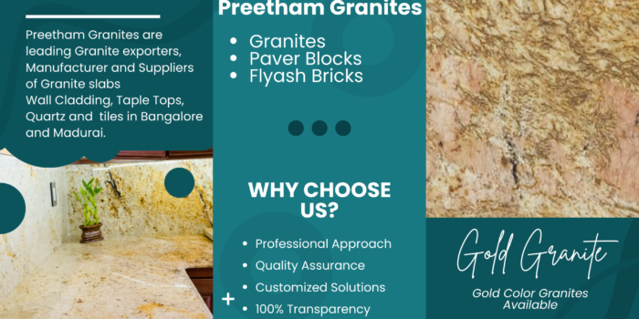 Yellow granite slab available @ Preetham Granites