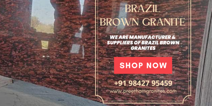 Brazil Brown Granite Slab available @ Preetham Granites