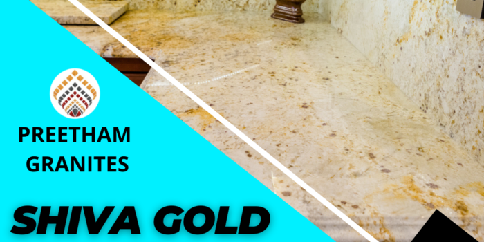Shiva Gold Granite Kitchen slab available @ Preetham Granites, Madurai