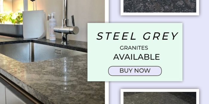 Available Steel grey Granite slab @ Preetham Granites, Madurai